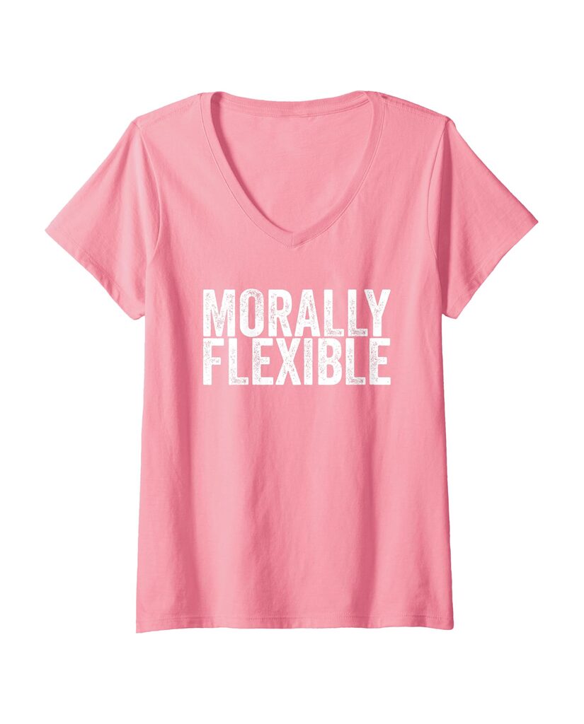 Witziges Geburtstags T-Shirt „Morally Flexible“ – Ansicht 3