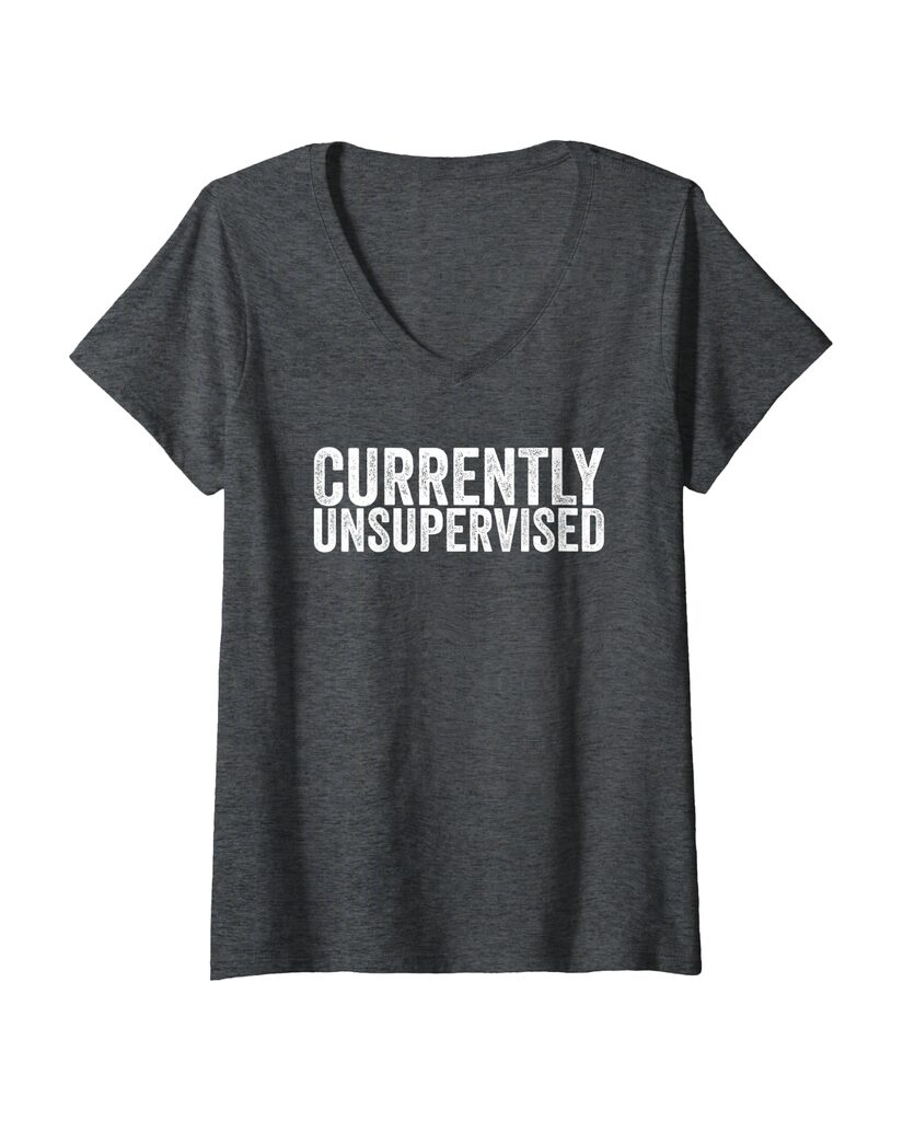 Lustiges Geburtstags T-Shirt „Currently Unsupervised“ – Ansicht 3