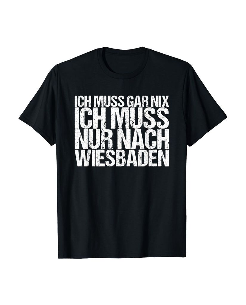 Lustiger T-Shirt „Ich Muss Gar Nix Ich Muss Nur Nach“ | lustige-tshirts.de