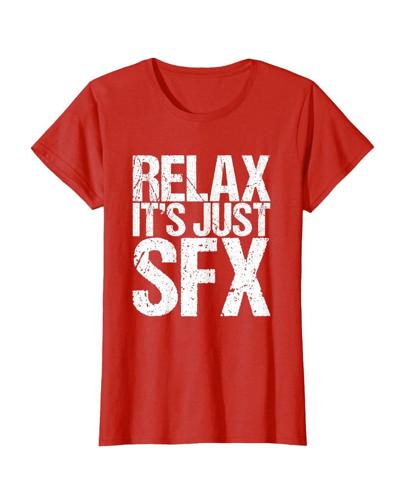 Lustiges Halloween T-Shirt „Relax It's Just Sfx“ – Ansicht 9