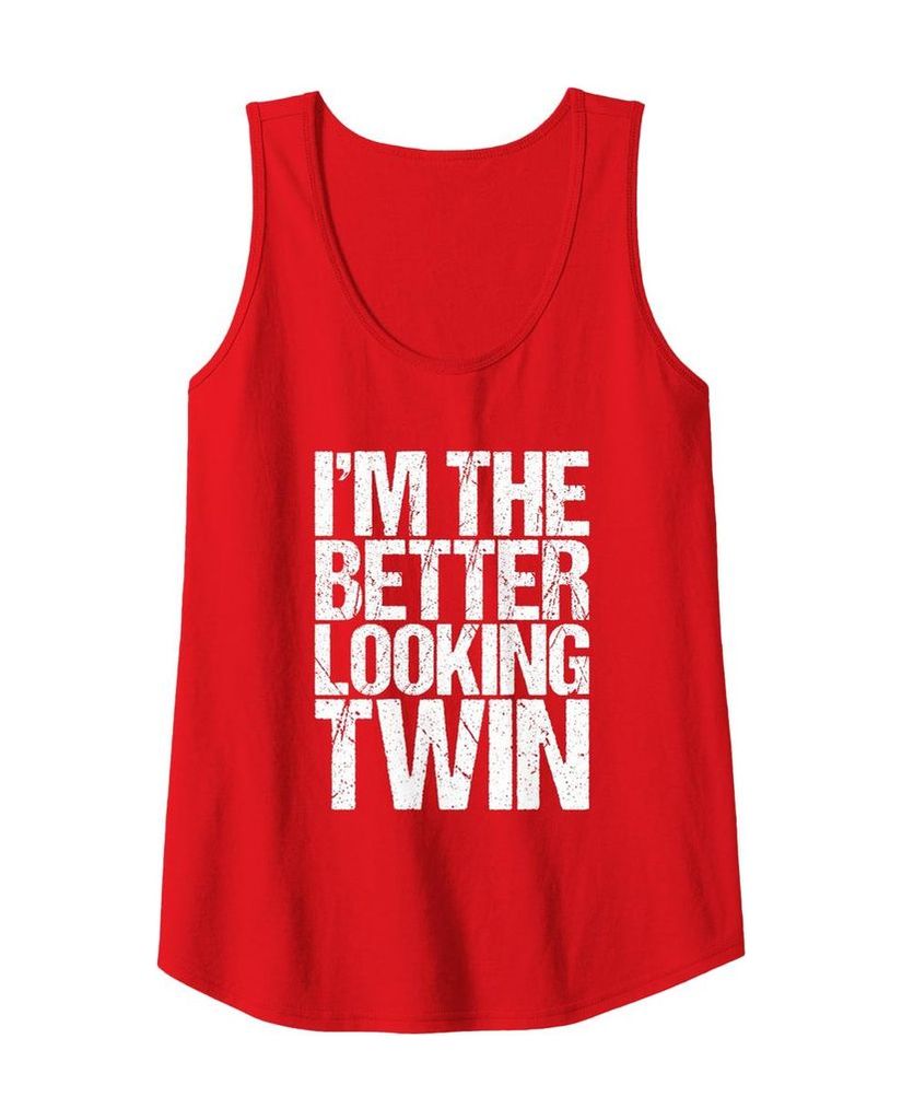 Humorvolles Geburtstags Tanktop „I'm The Better Looking Twin“ – Ansicht 9