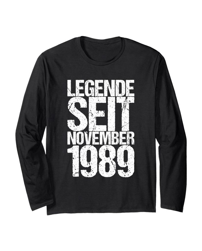 Lustiger Langarmshirt „Legende Seit November 1989“ | lustige-tshirts.de