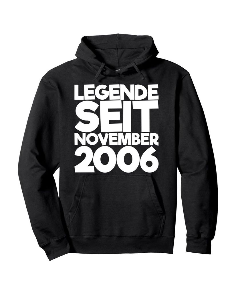 Lustiger Hoodie „Legende Seit November 2006“ | lustige-tshirts.de