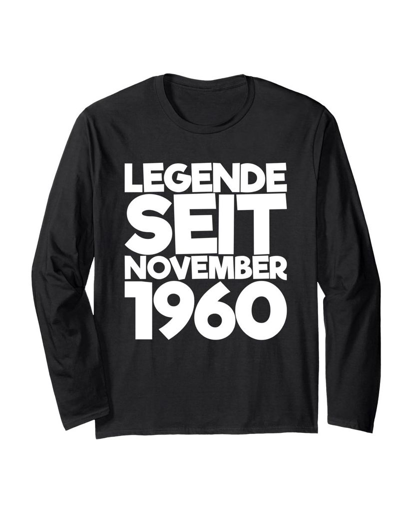 Lustiger Langarmshirt „Legende Seit November 1960“ | lustige-tshirts.de