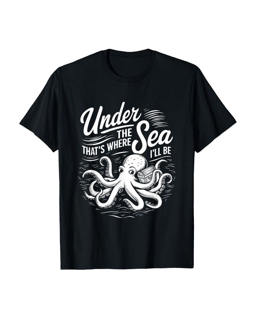 Lustiger T-Shirt „Unter dem Meer, da werde ich sein“ | lustige-tshirts.de