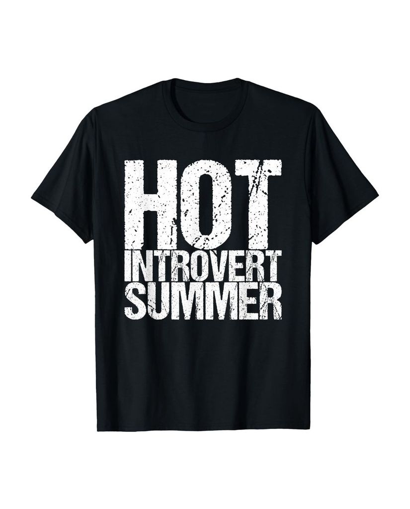 Lustiger T-Shirt „Heißer introvertierter Sommer“ | lustige-tshirts.de