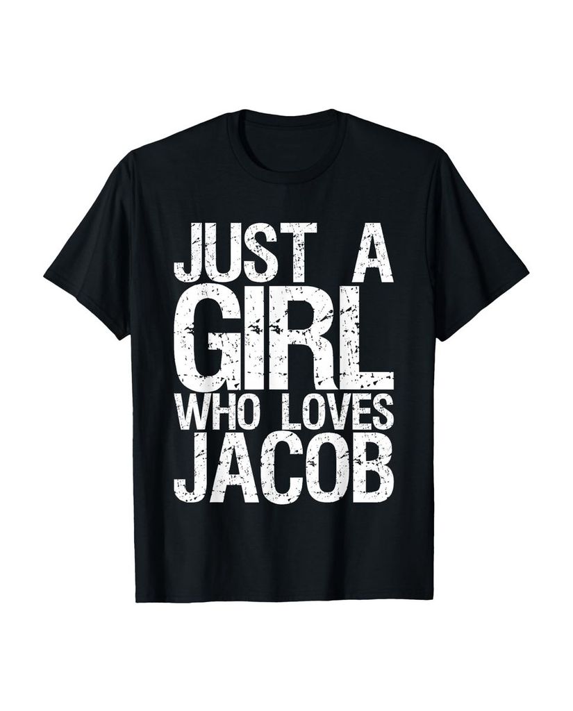 Lustiger T-Shirt „Nur EIN Mädchen, das Jacob liebt“ | lustige-tshirts.de