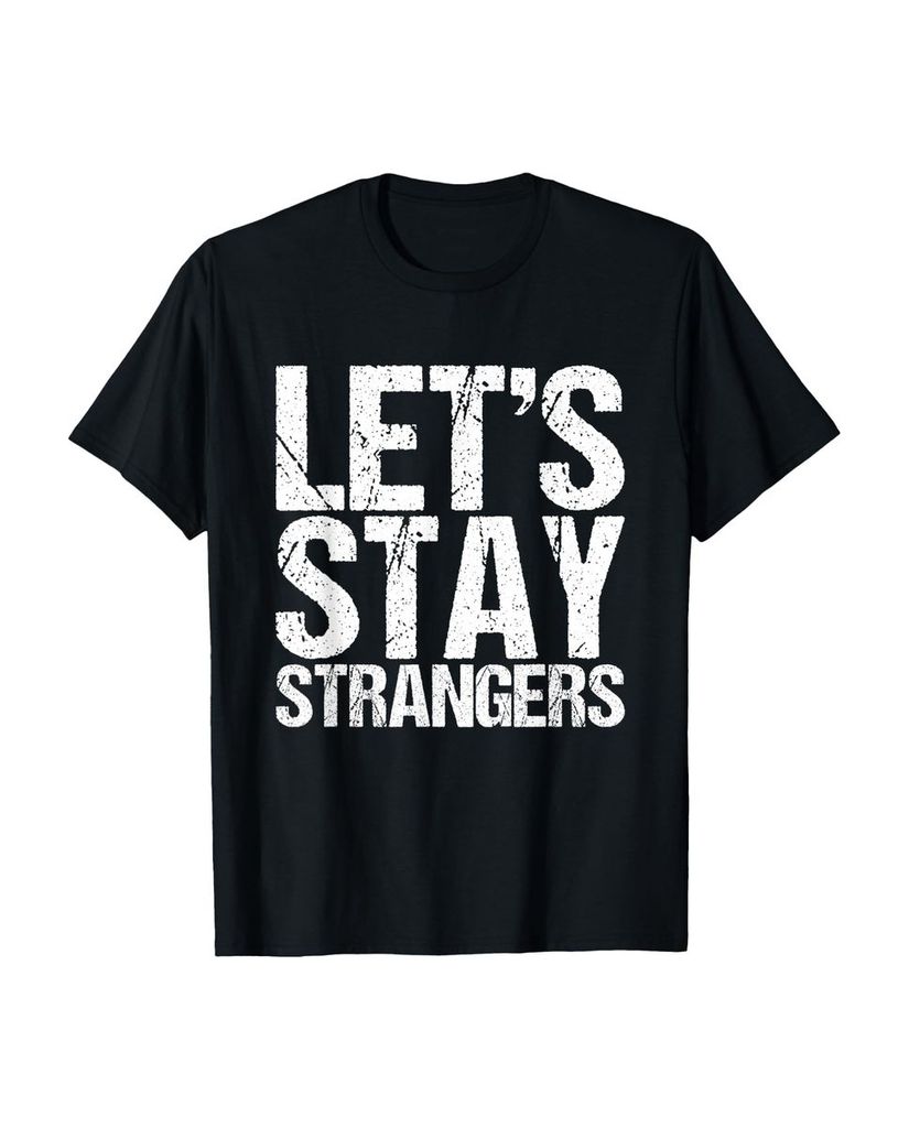 Lustiger T-Shirt „Lass uns Fremde bleiben Pastel Goth“ | lustige-tshirts.de