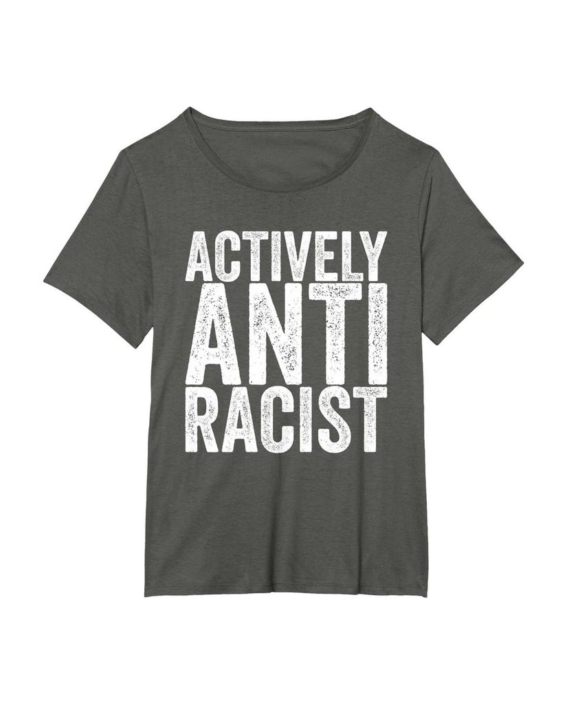Witziges T-Shirt „Actively Anti Racist“ – Ansicht 10