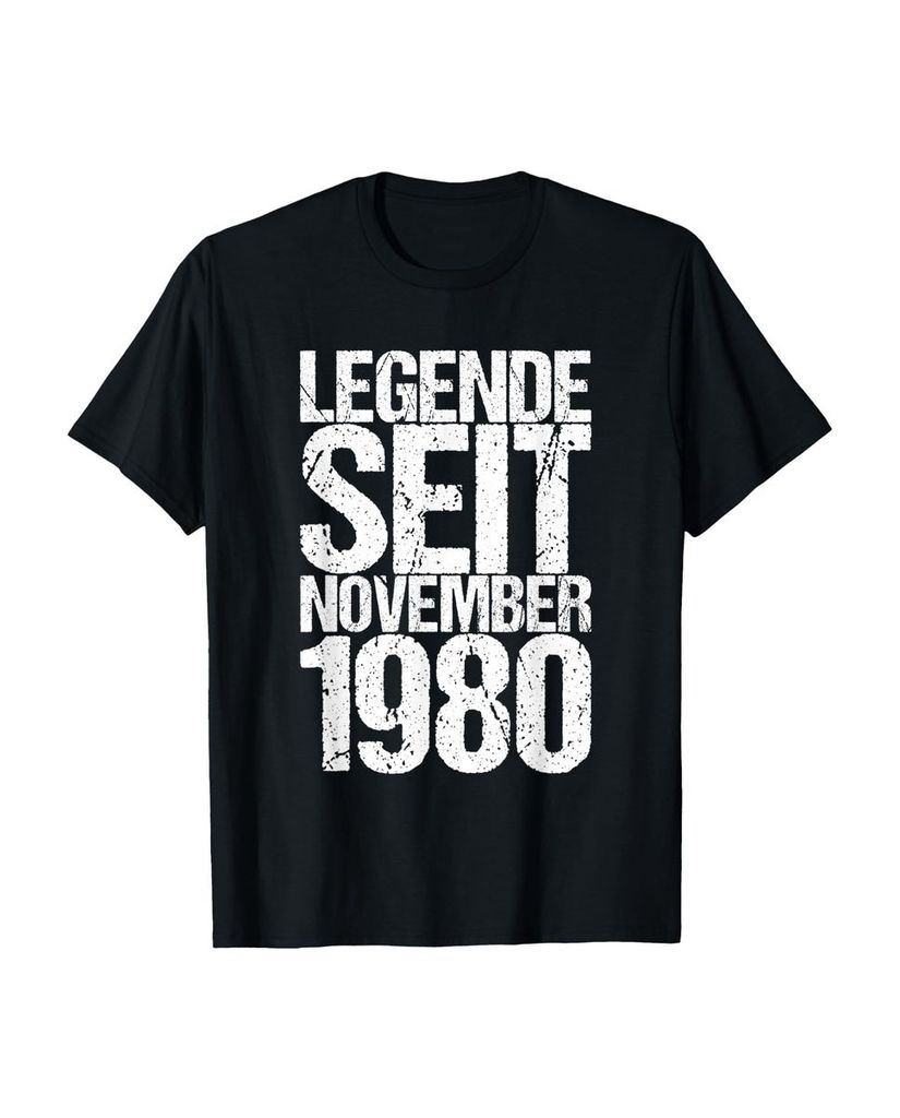 Lustiger T-Shirt „Legende Seit November 1980“ | lustige-tshirts.de
