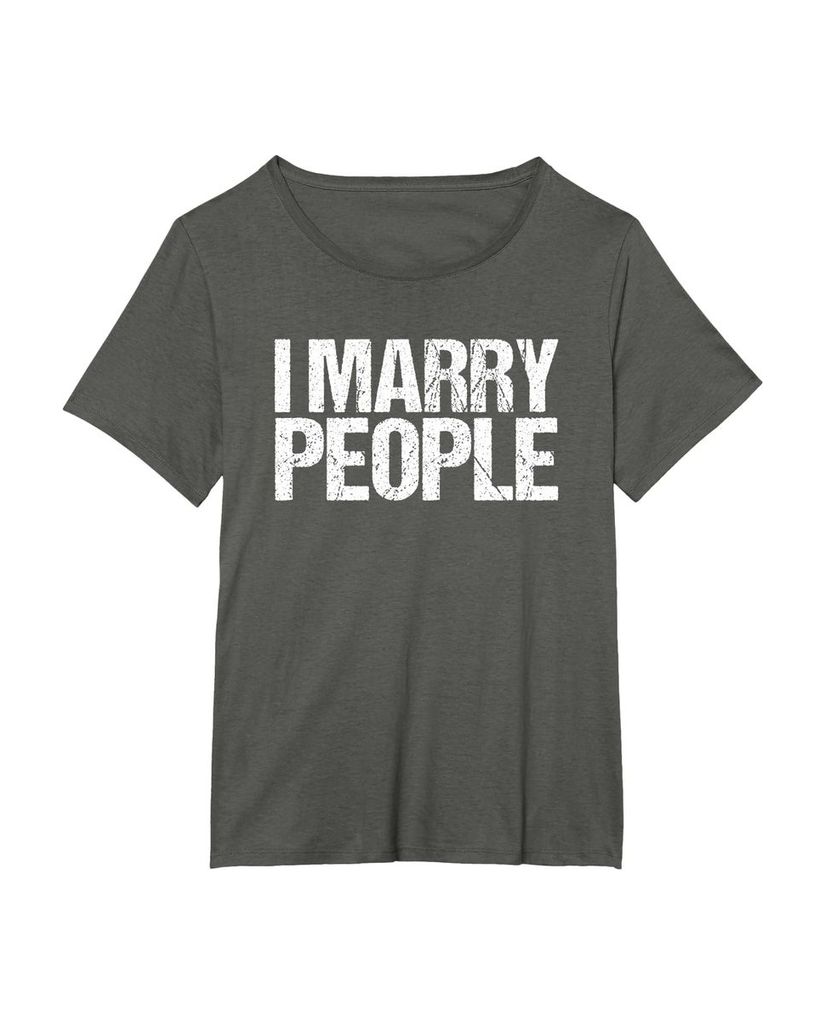 Lustiges Geburtstags T-Shirt „I Marry People“ – Ansicht 10