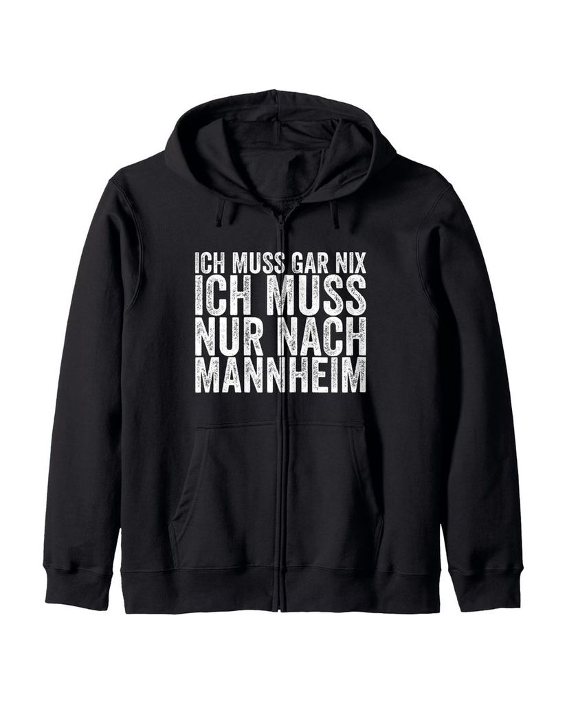 Lustiger Kapuzenjacke „Ich Muss Gar Nix Ich Muss Nur Nach“ | lustige-tshirts.de