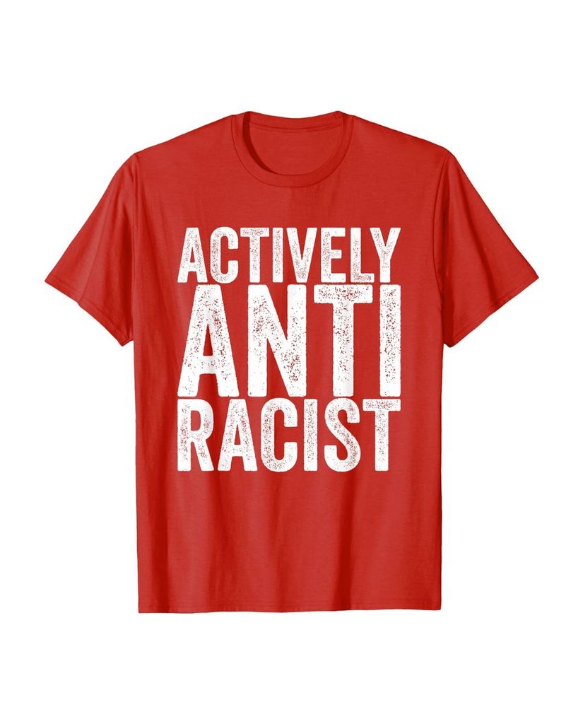 Witziges T-Shirt „Actively Anti Racist“ – Ansicht 24