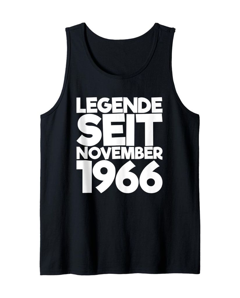 Lustiger Tank Top „Legende Seit November 1966“ | lustige-tshirts.de