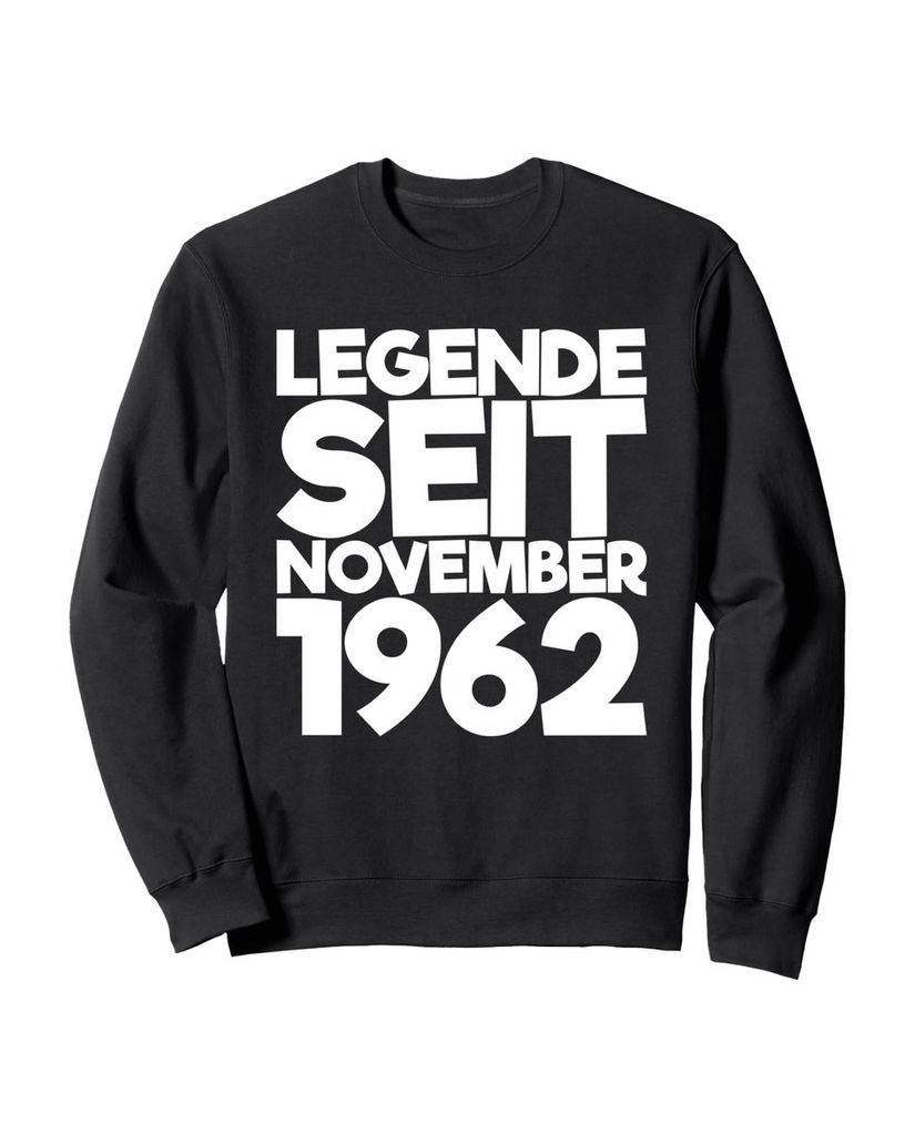 Lustiger Sweatshirt „Legende Seit November 1962“ | lustige-tshirts.de