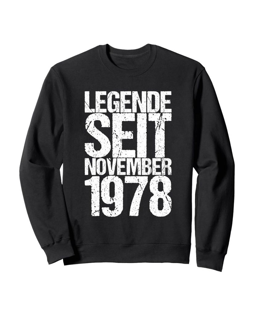 Lustiger Sweatshirt „Legende Seit November 1978“ | lustige-tshirts.de