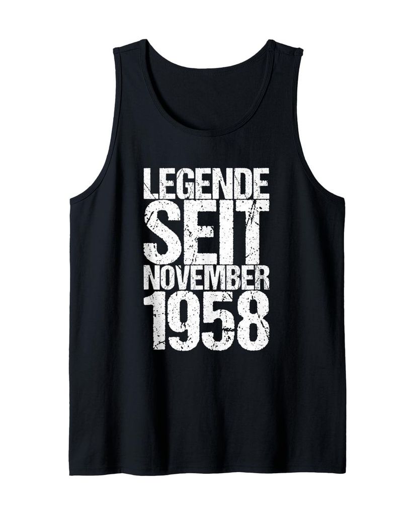 Lustiger Tank Top „Legende Seit November 1958“ | lustige-tshirts.de