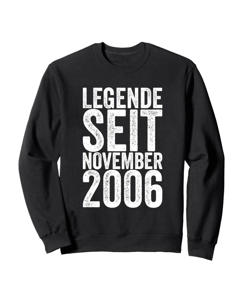 Lustiger Sweatshirt „Legende Seit November 2006“ | lustige-tshirts.de