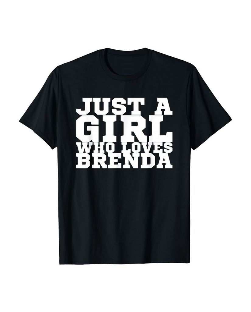 Lustiger T-Shirt „Nur ein Mädchen, das Brenda liebt“ | lustige-tshirts.de