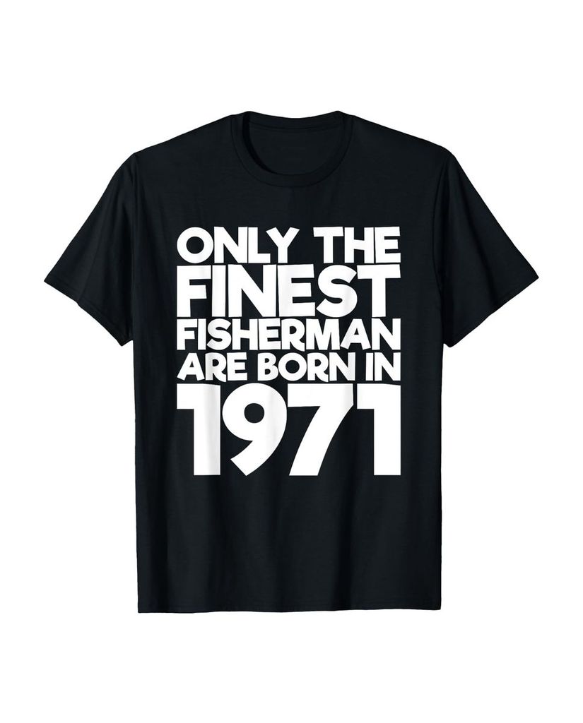 Lustiger T-Shirt „50 Jahre alt 1971 Funny Fishing 50th“ | lustige-tshirts.de