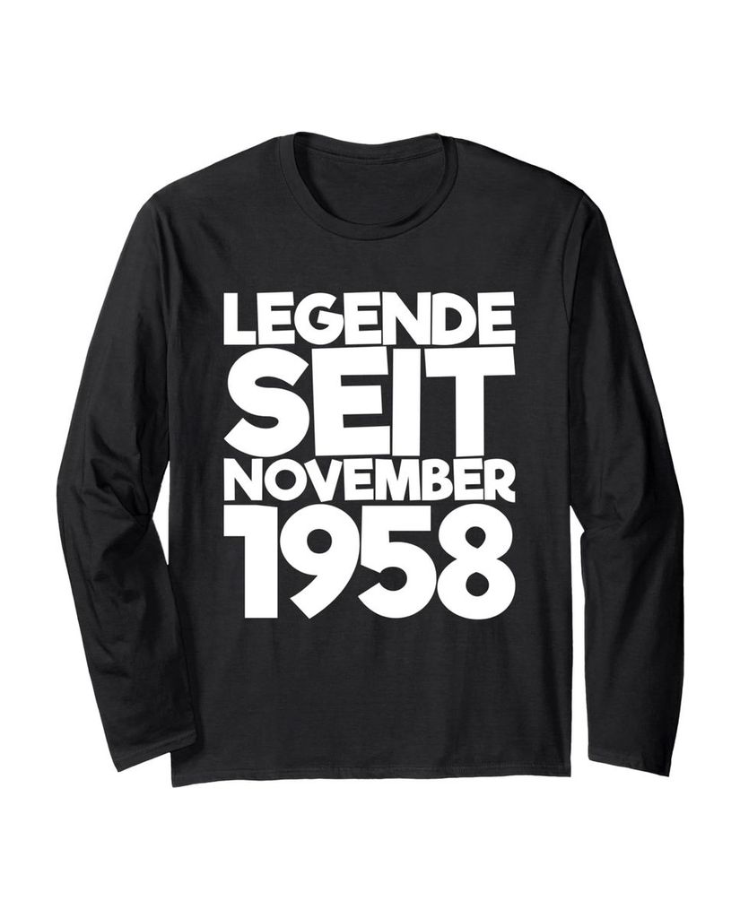 Lustiger Langarmshirt „Legende Seit November 1958“ | lustige-tshirts.de