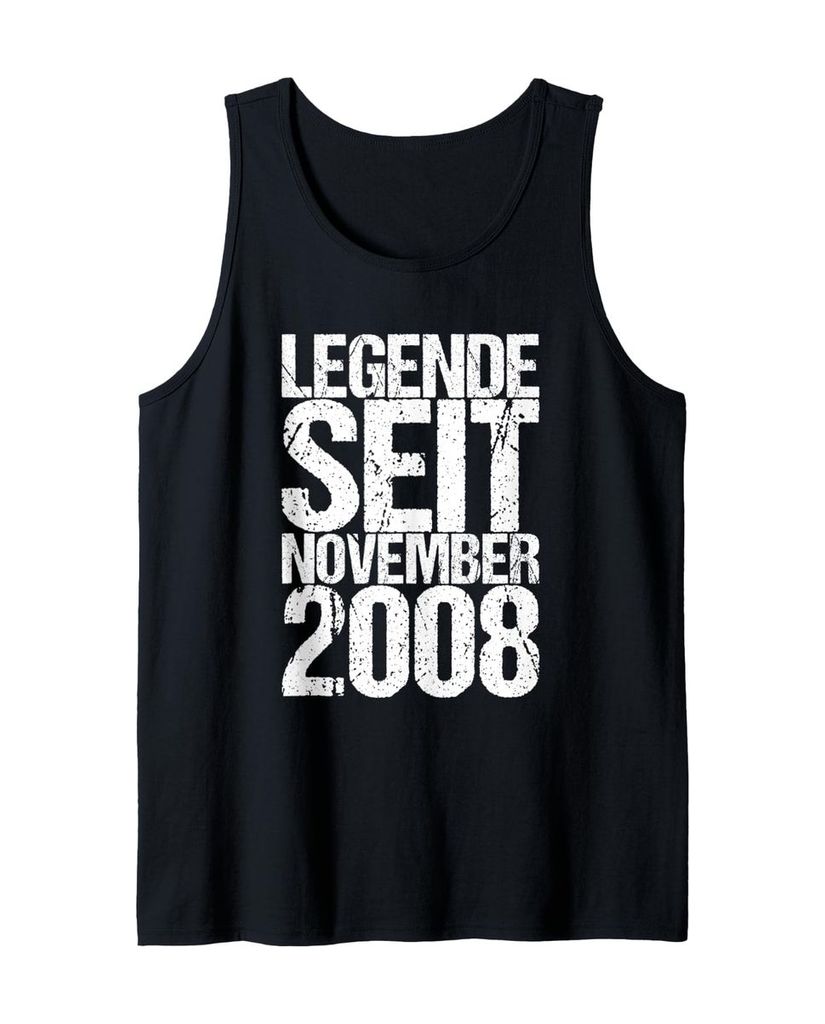 Lustiger Tank Top „Legende Seit November 2008“ | lustige-tshirts.de