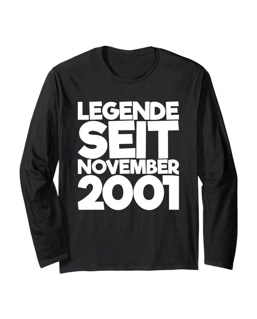 Lustiger Langarmshirt „Legende Seit November 2001“ | lustige-tshirts.de