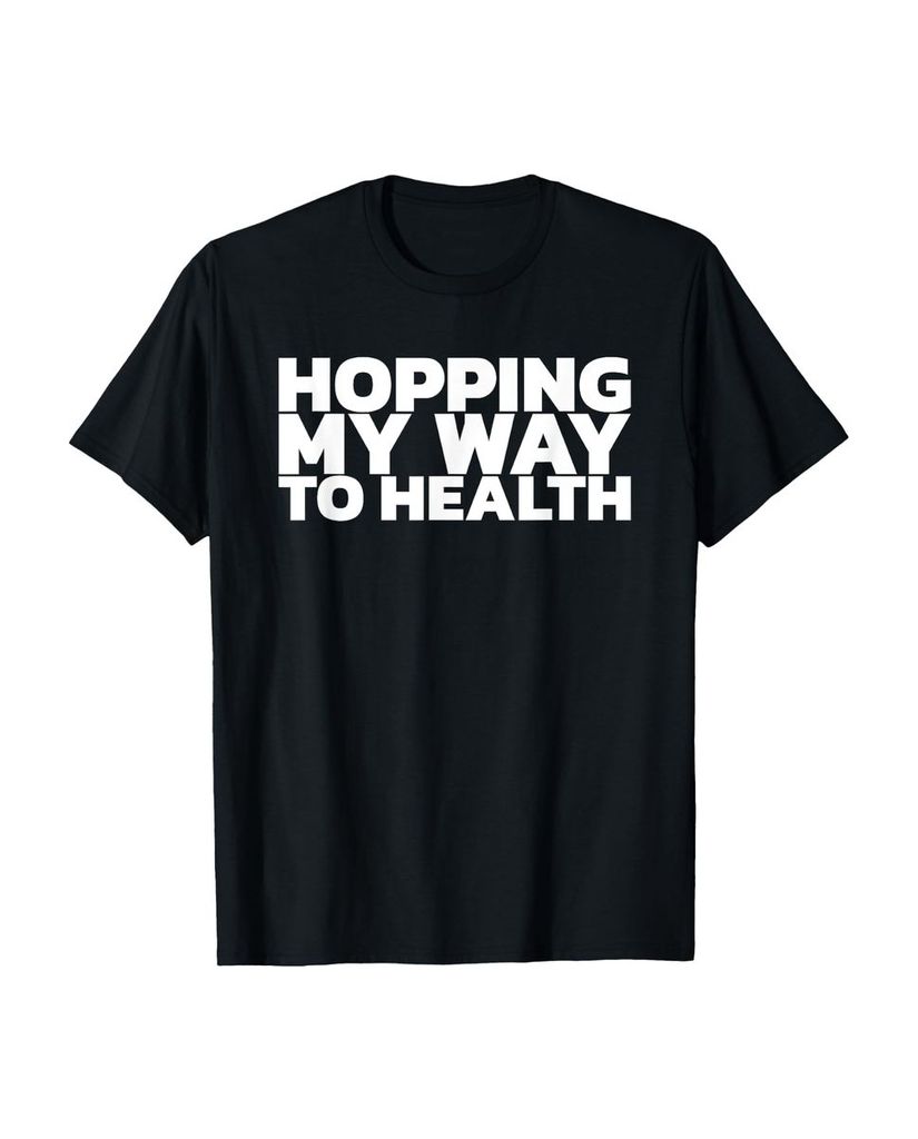 Lustiger T-Shirt „Hüpfen — Mein Weg zur Gesundheit“ | lustige-tshirts.de