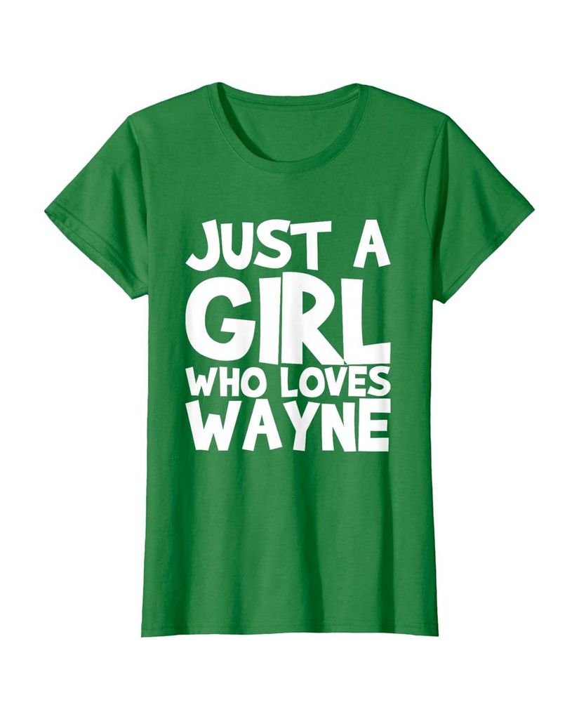 Sag einfach, wen du liebst: T-Shirt „Nur ein Mädchen das Wayne liebt“ – Ansicht 47