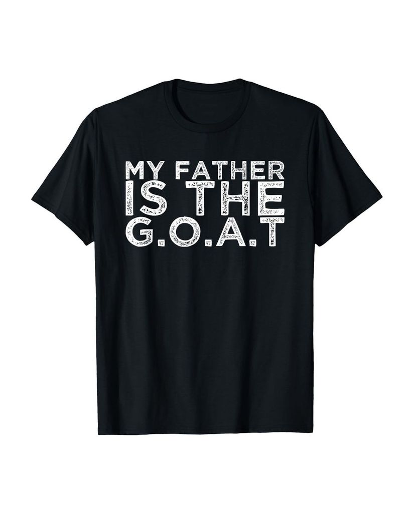 Lustiger T-Shirt „Mein Vater ist der G.O.A.T“ | lustige-tshirts.de