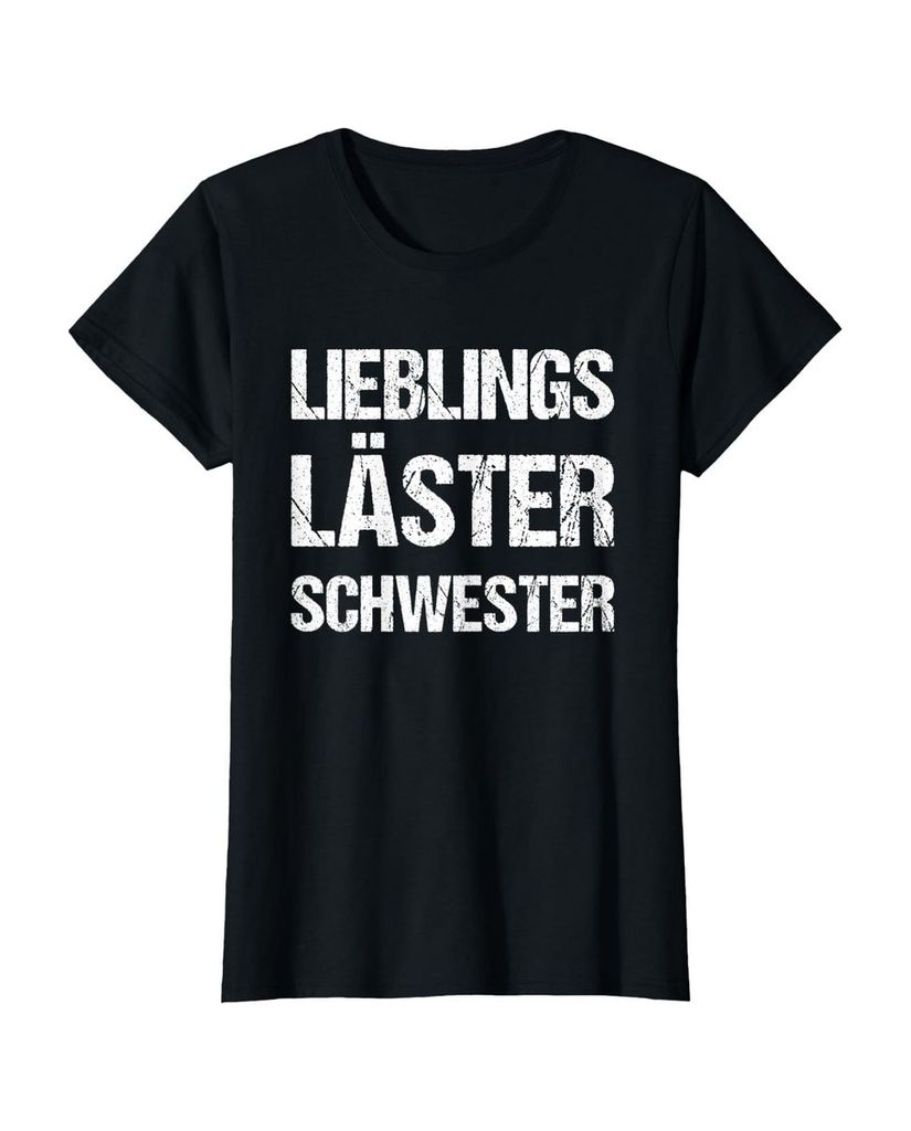Lustiger T-Shirt „Läster Schwester Beste Freundin Geschenk“ | lustige-tshirts.de