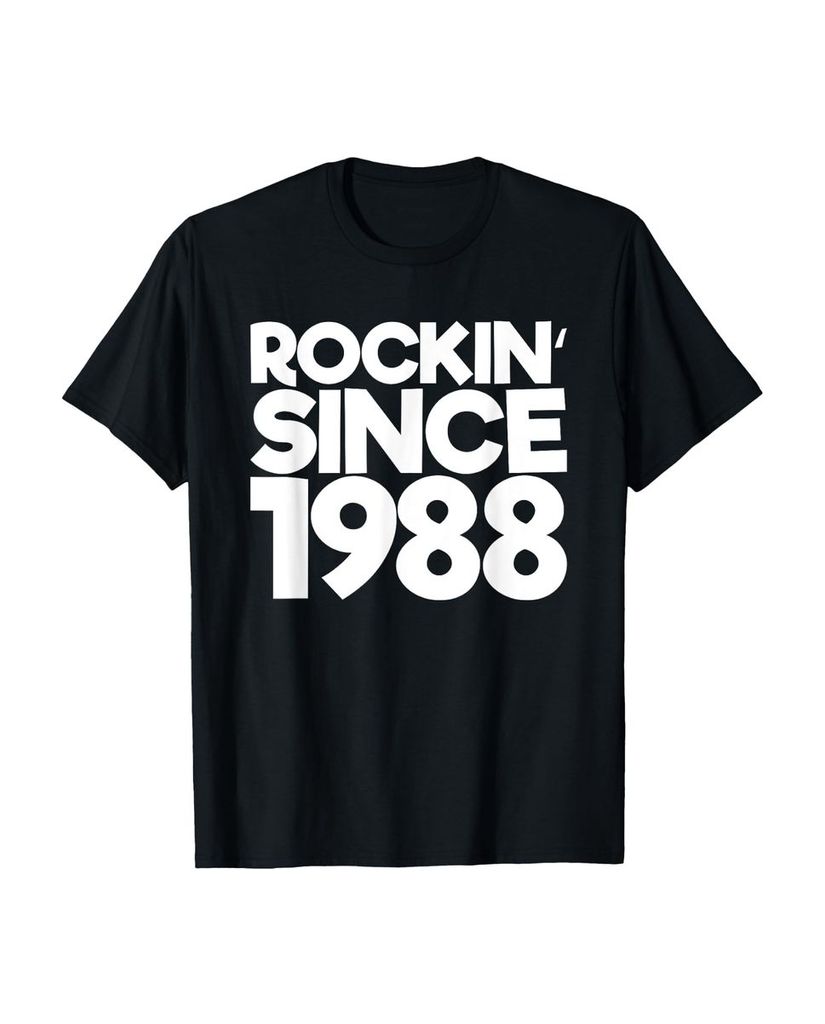 Lustiger T-Shirt „33 Jahre alt 1988 Funny Rock 33.“ | lustige-tshirts.de