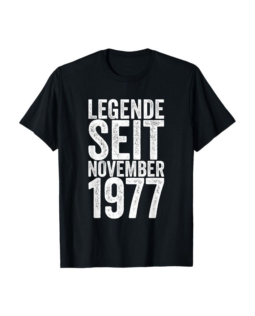 Lustiger T-Shirt „Legende Seit November 1977“ | lustige-tshirts.de