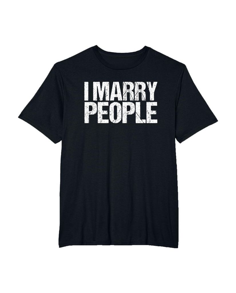 Lustiges Geburtstags T-Shirt „I Marry People“ – Ansicht 23