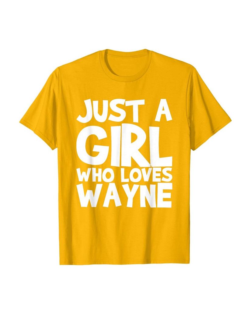 Sag einfach, wen du liebst: T-Shirt „Nur ein Mädchen das Wayne liebt“ – Ansicht 28