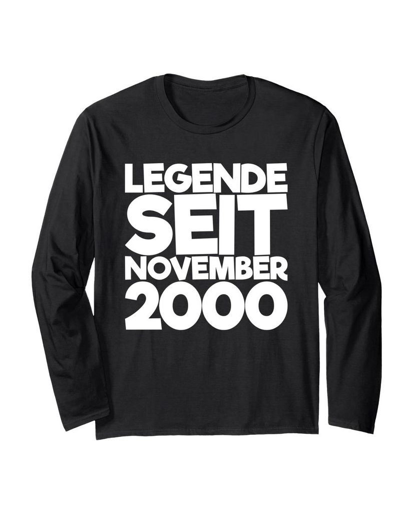Lustiger Langarmshirt „Legende Seit November 2000“ | lustige-tshirts.de