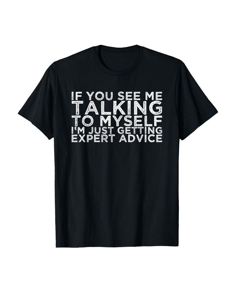 Lustiger T-Shirt „Wenn du mich mit mir selbst sprechen“ | lustige-tshirts.de
