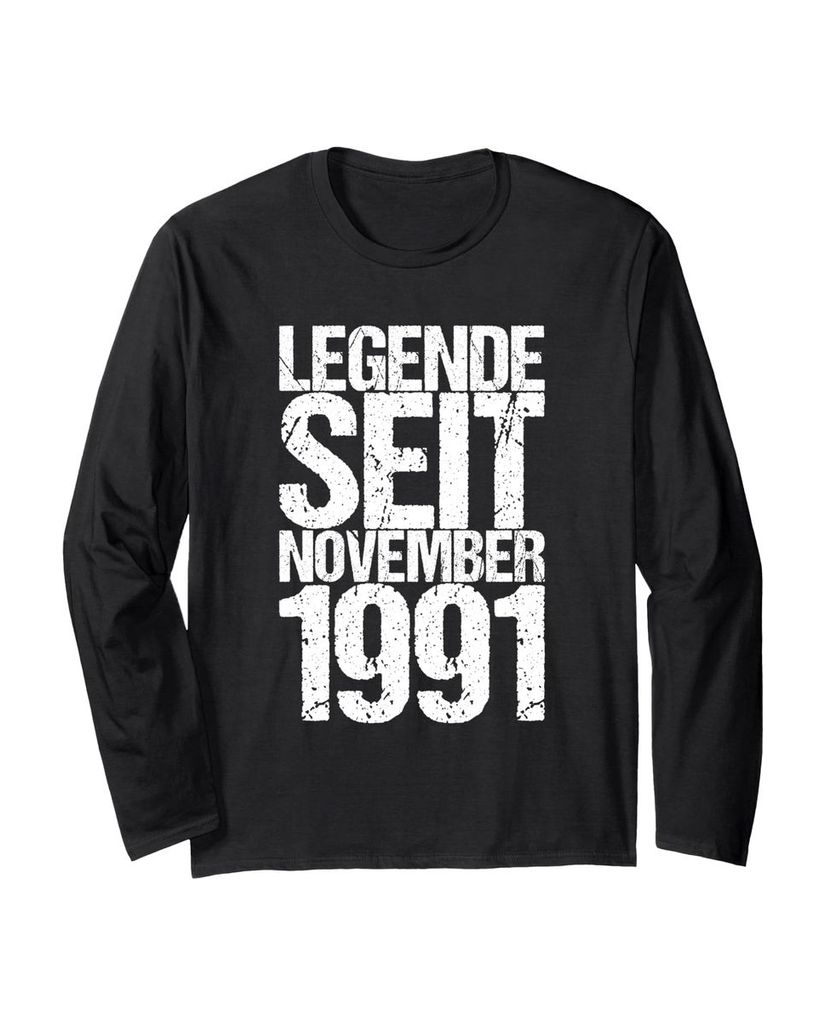 Lustiger Langarmshirt „Legende Seit November 1991“ | lustige-tshirts.de