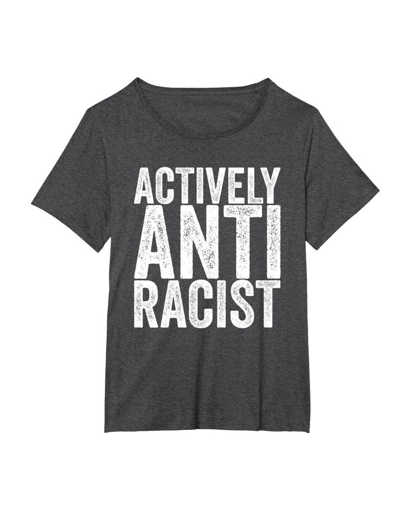 Witziges T-Shirt „Actively Anti Racist“ – Ansicht 22