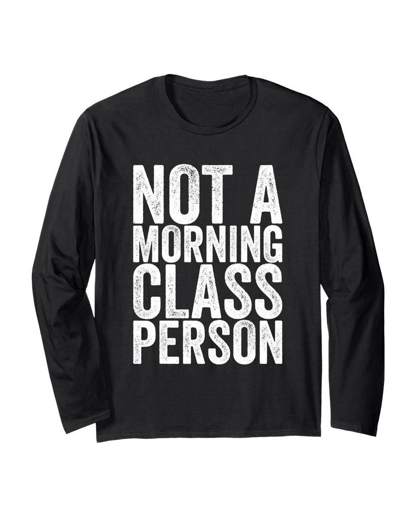 Lustiger Langarmshirt „Keine Person, die am Vormittag“ | lustige-tshirts.de