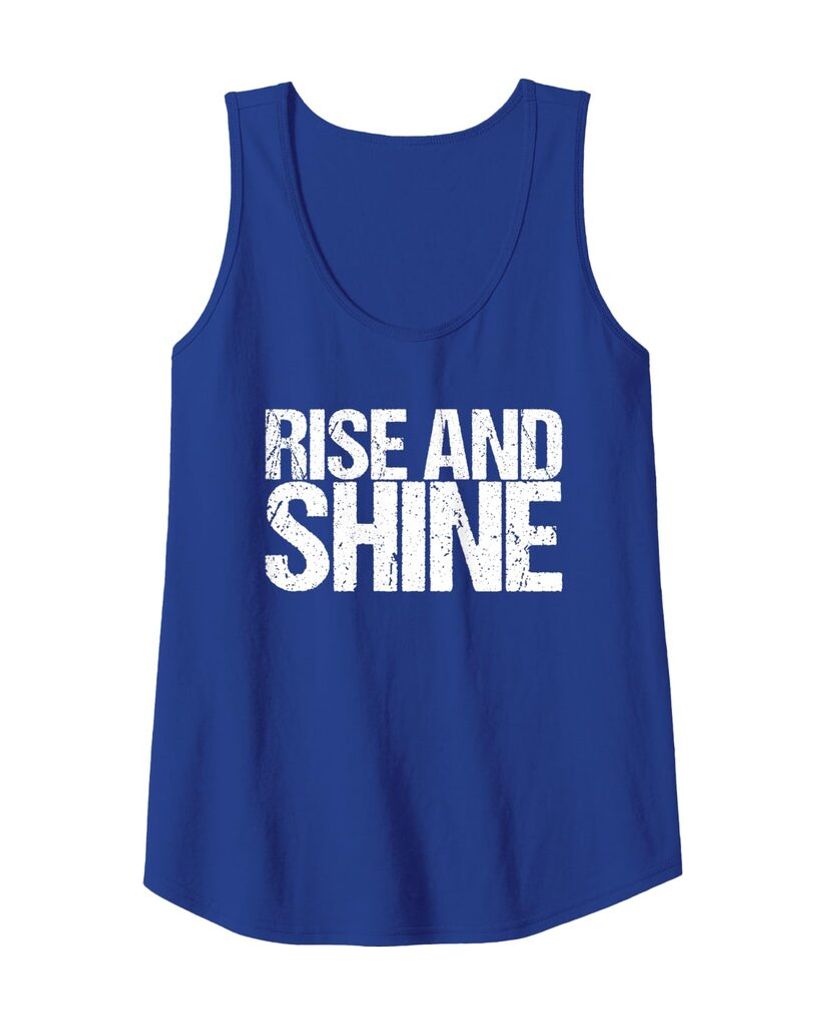 Lustiges Kaffee Tanktop „Rise And Shine“ – Ansicht 7