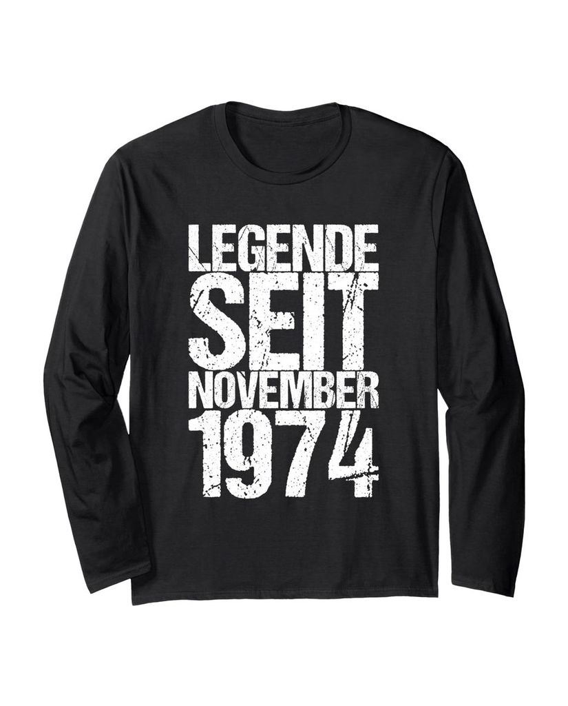 Lustiger Langarmshirt „Legende Seit November 1974“ | lustige-tshirts.de