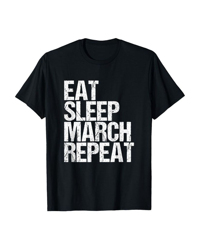 Lustiger T-Shirt „Eat Sleep März Wiederholen“ | lustige-tshirts.de