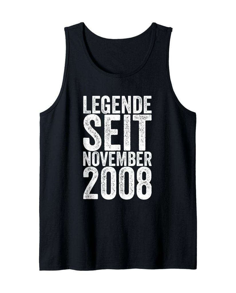 Lustiger Tank Top „Legende Seit November 2008“ | lustige-tshirts.de