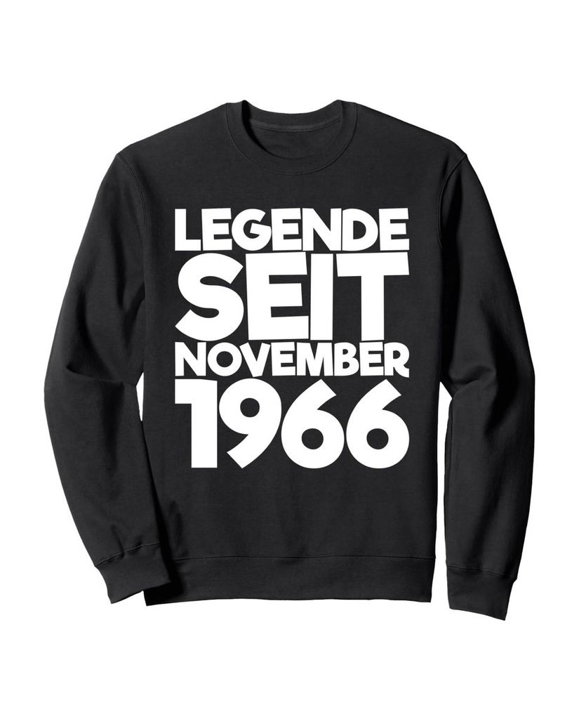 Lustiger Sweatshirt „Legende Seit November 1966“ | lustige-tshirts.de