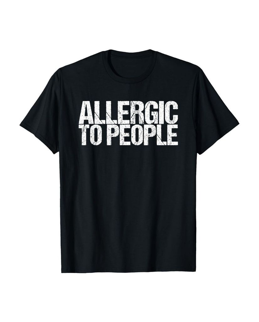 Lustiger T-Shirt „Allergisch für Menschen“ | lustige-tshirts.de