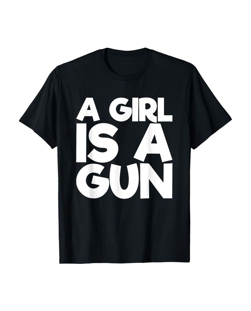 Lustiger T-Shirt „mädchen gun feminist“ | lustige-tshirts.de