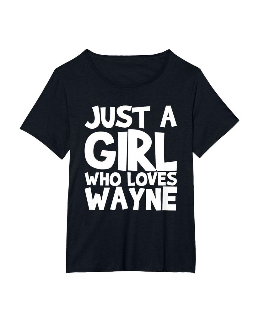Sag einfach, wen du liebst: T-Shirt „Nur ein Mädchen das Wayne liebt“ – Ansicht 25