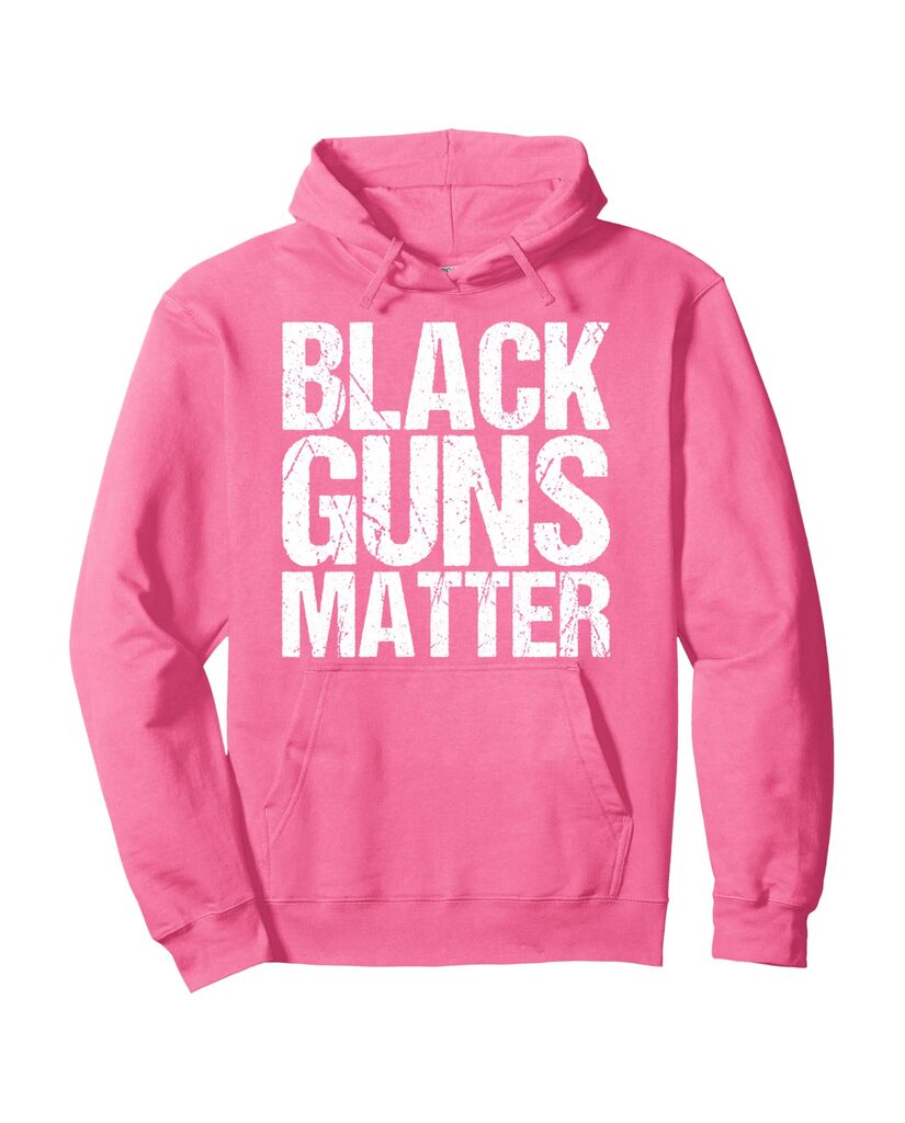 Lustiger Sprüche Hoodie „Black Guns Matter“ – Ansicht 6