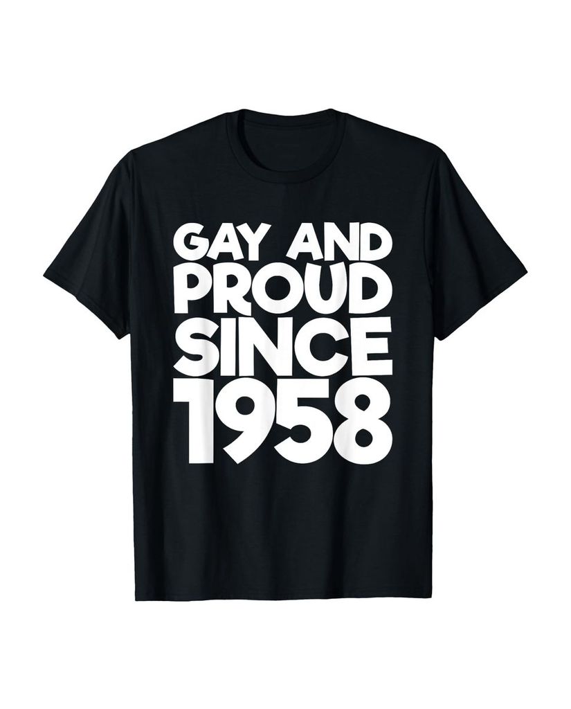 Lustiger T-Shirt „Schwul und stolz seit 1958“ | lustige-tshirts.de